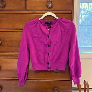 Puff sleeve cardigan